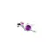 Hope X2 2022 Caliper Complete - Silver/ Purple