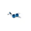 Hope V4 2022 Caliper Complete - Silver/ Blue