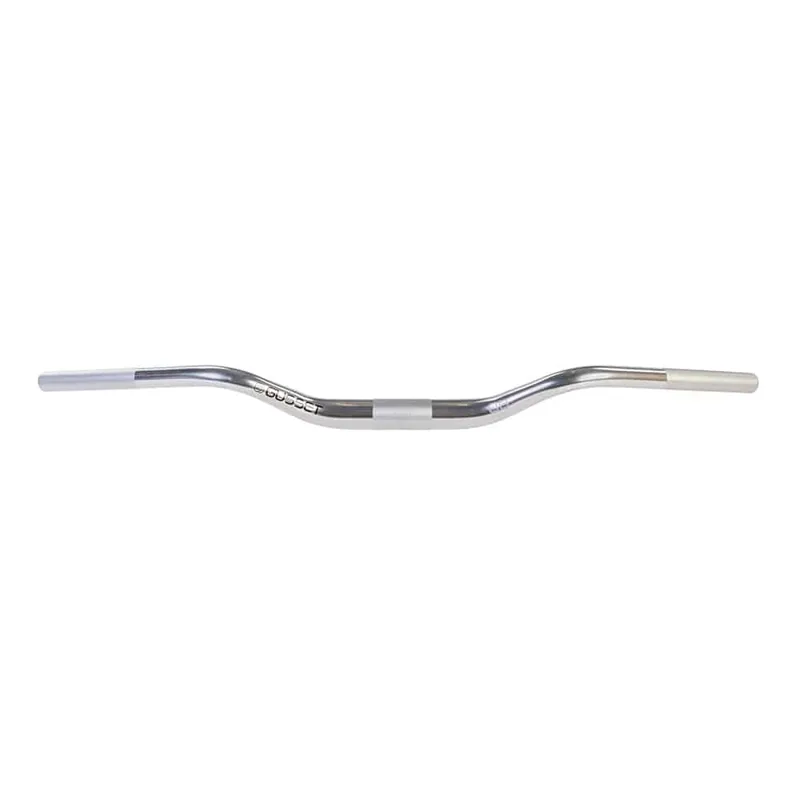 Gusset Beard Bar - 750mm 31.8mm Alloy Handlebar - Silver