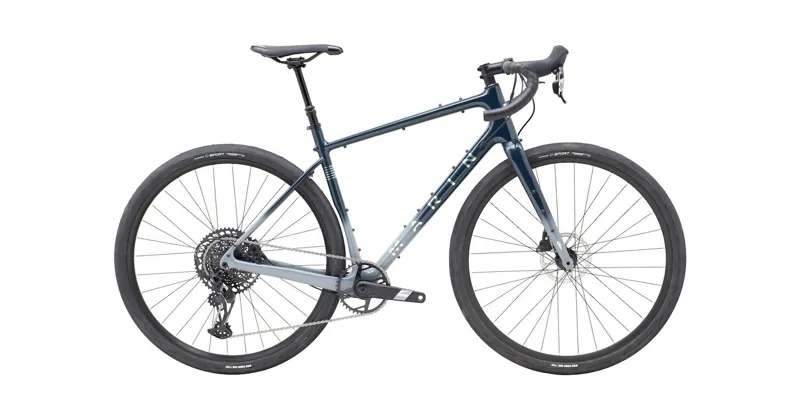 Marin Headlands 2 Gravel Bike - Gloss Dark Blue/ Grey/ Light Blue