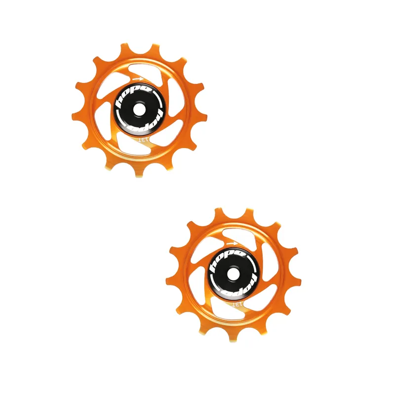Hope 13 Tooth Jockey Wheels - Orange