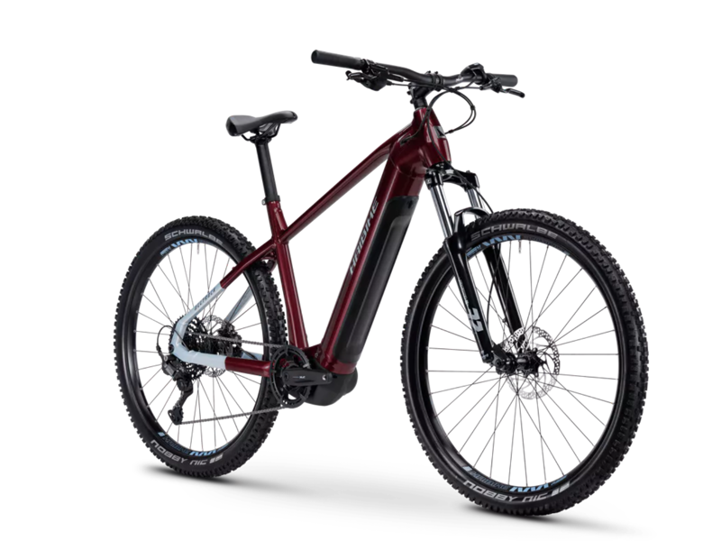 Haibike Alltrack 5 Hardtail Mountain E.Bike - Gloss Tuscan Red-1