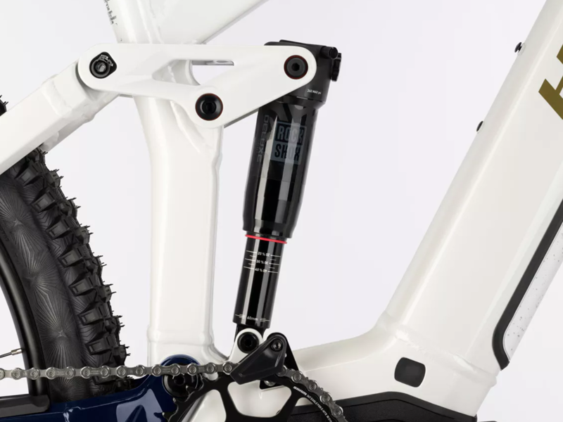 Haibike Alltrail 8 Full Suspension E.Bike - Gloss White/ Blue/ Gold-3