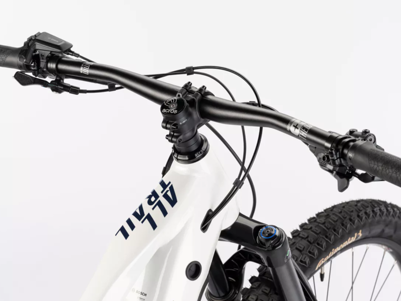 Haibike Alltrail 8 Full Suspension E.Bike - Gloss White/ Blue/ Gold-4