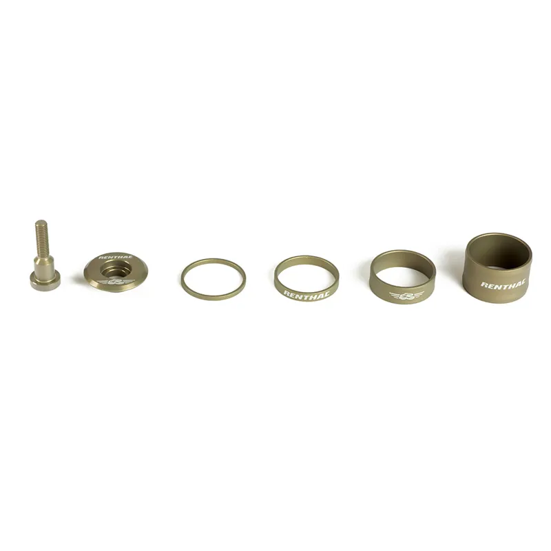 Renthal Handlebar Stem Top Cap Kit - Gold