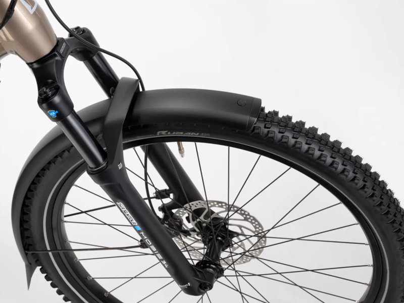 Haibike Trekking 6.5 Hybrid E.Bike - Gloss Toffee/ Sand/ Silver-4