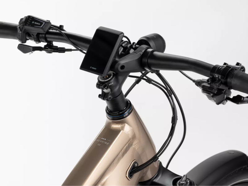 Haibike Trekking 6.5 Hybrid E.Bike - Gloss Toffee/ Sand/ Silver-6