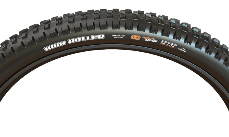 Maxxis High Roller 3 EXO+ 3C MaxxGrip TR Mountain Bike Tyre - Black-2