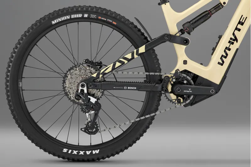 Whyte Kado RS E.Mountain Bike - Gloss Dune Tan Yellow/ Matt Black-5