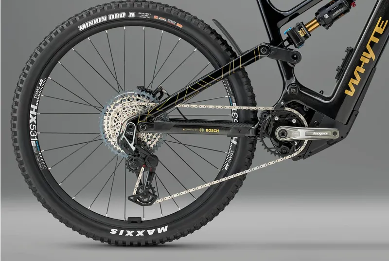 Whyte Bikes Kado Works E.Mountain Bike - Gunmetal Black/ Gold-8