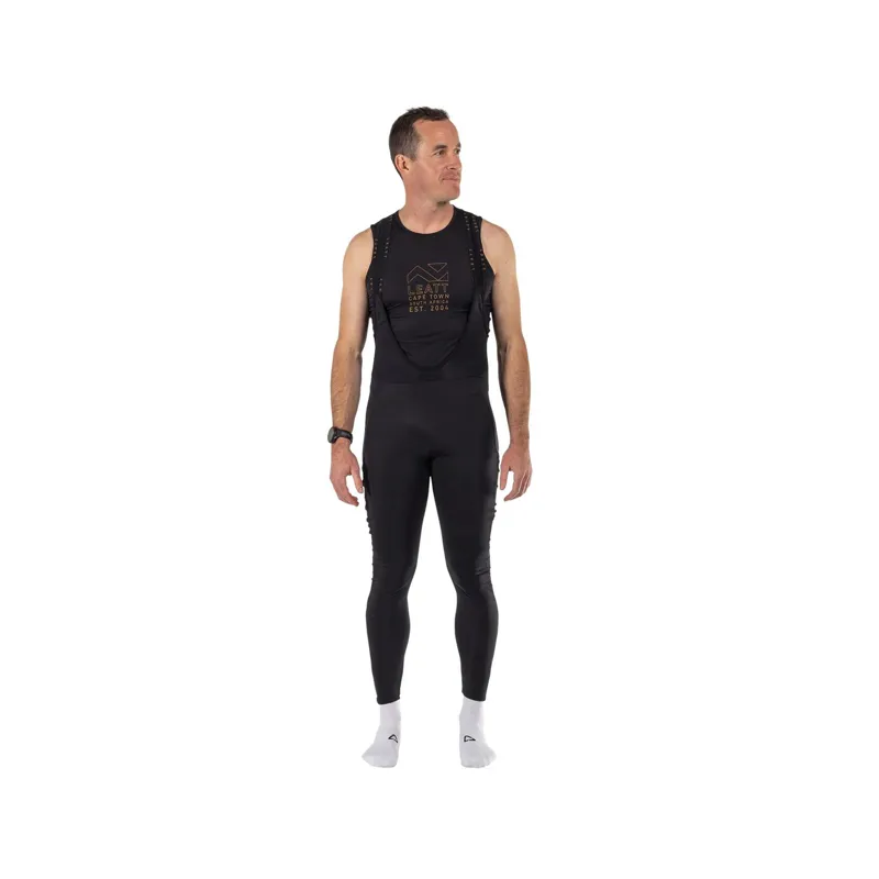 Leatt Bib Long MTB Endurance 4.0 Padded Cargo Bib Tights - Black-2