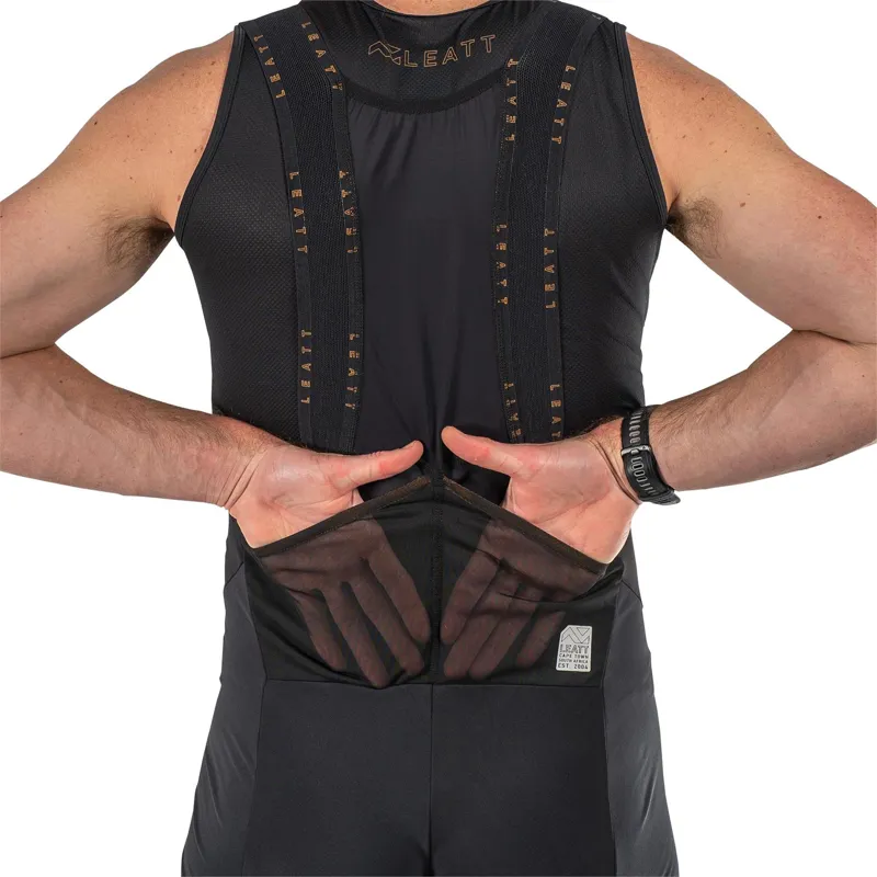 Leatt Bib Long MTB Endurance 4.0 Padded Cargo Bib Tights - Black-4