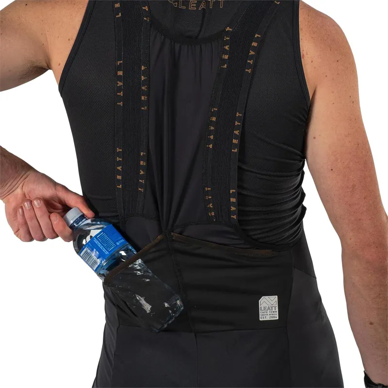 Leatt Bib Long MTB Endurance 4.0 Padded Cargo Bib Tights - Black-7