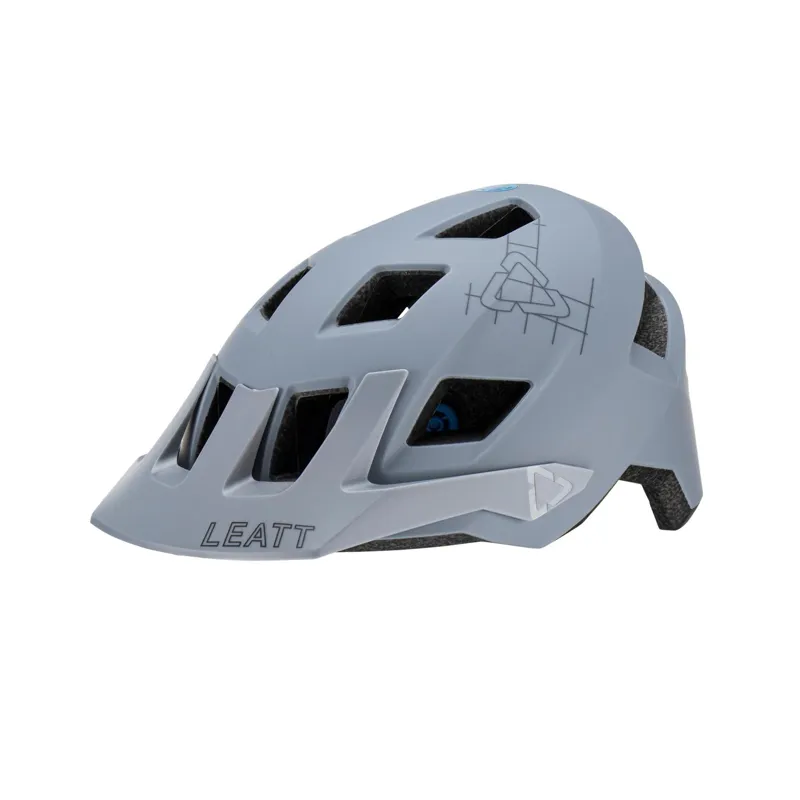 Leatt AllMtn 1.0 MTB Trail Helmet - Silver