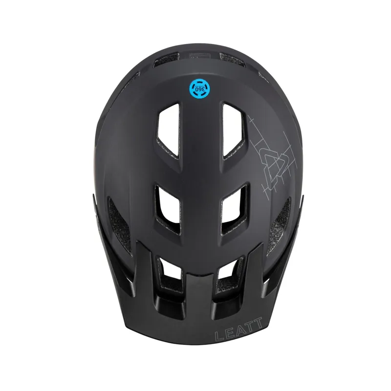 Leatt AllMtn 1.0 MTB Trail Helmet - Stealth Black-5