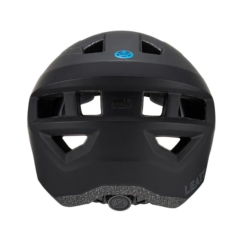 Leatt AllMtn 1.0 MTB Trail Helmet - Stealth Black-2