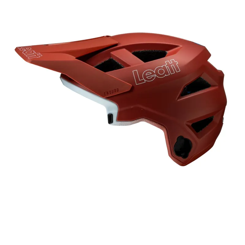 Leatt Helmet MTB Enduro 2.0 Detactable Chinbar Full Face - Lava-4