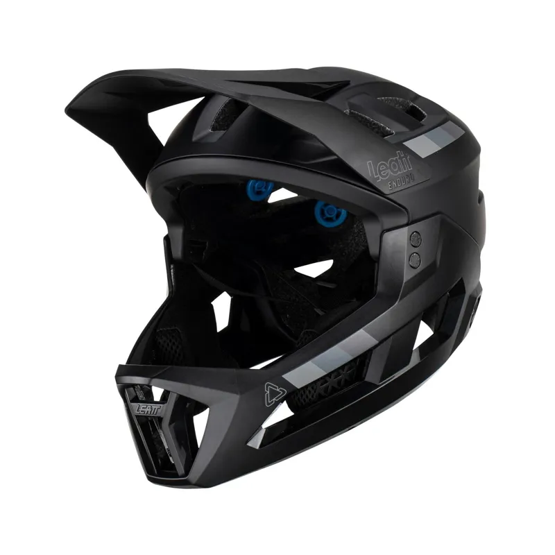 Leatt Helmet MTB Enduro 2.0 Detactable Chinbar Full Face - Stealth-1