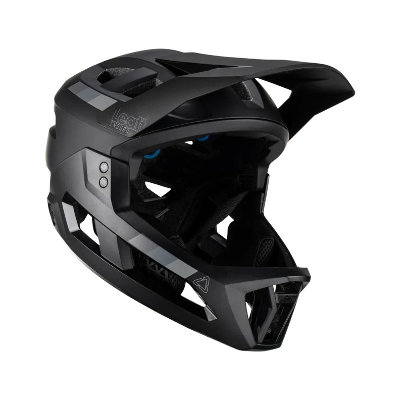 Leatt Helmet MTB Enduro 2.0 Detactable Chinbar Full Face - Stealth-2