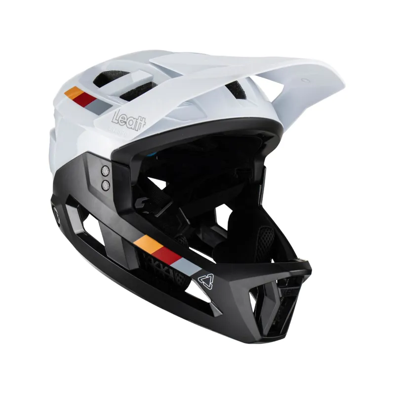 Leatt Helmet MTB Enduro 2.0 Detactable Chinbar Full Face - White-2