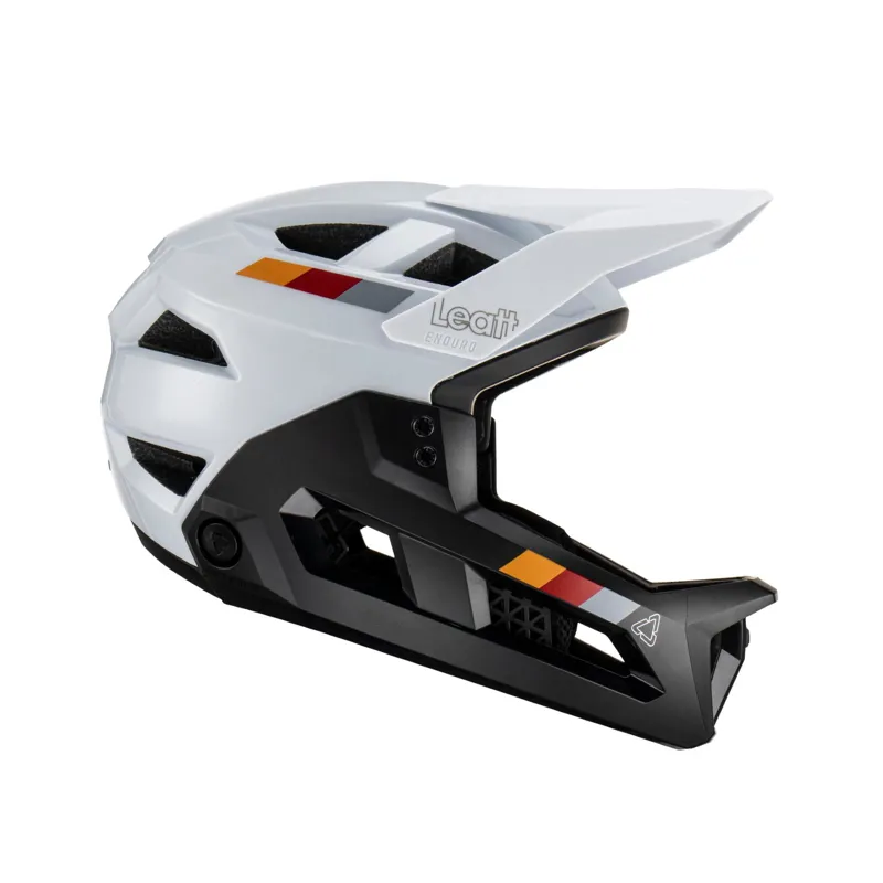 Leatt Helmet MTB Enduro 2.0 Detactable Chinbar Full Face - White-3