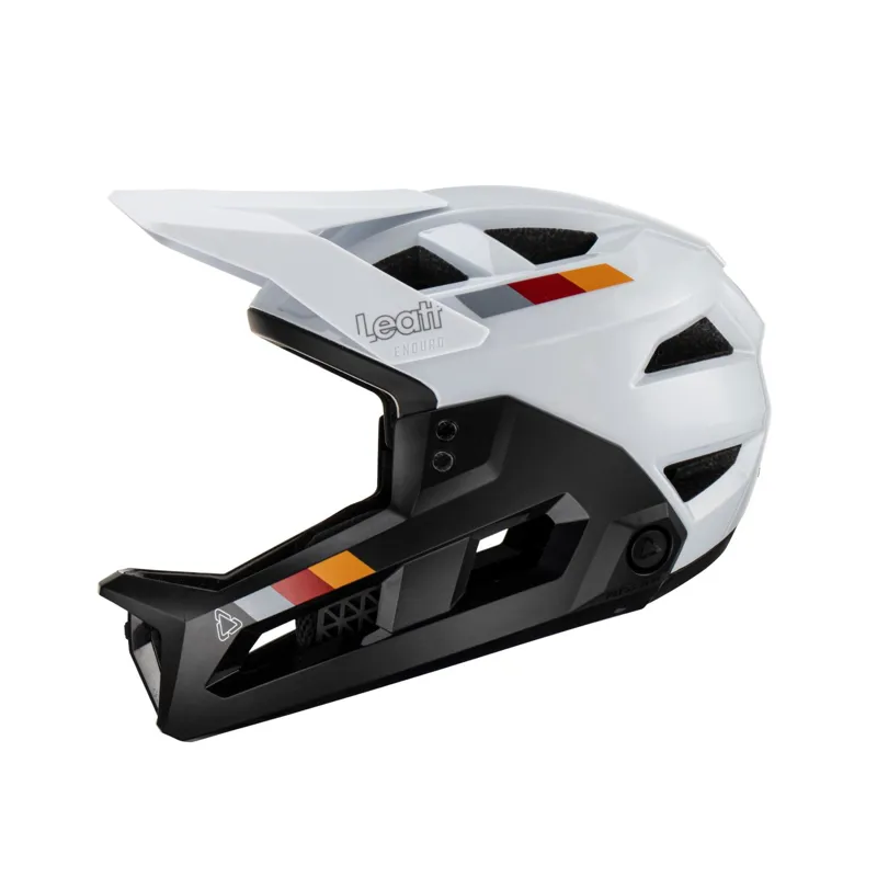 Leatt Helmet MTB Enduro 2.0 Detactable Chinbar Full Face - White