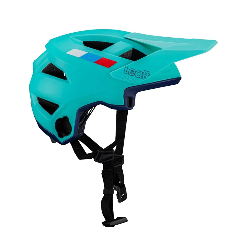 Leatt MTB Enduro 2.0 Junior Detachable Chinbar Full Face Helmet - Aqua-4