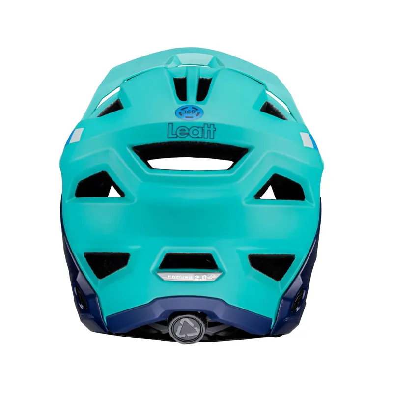 Leatt MTB Enduro 2.0 Junior Detachable Chinbar Full Face Helmet - Aqua-5
