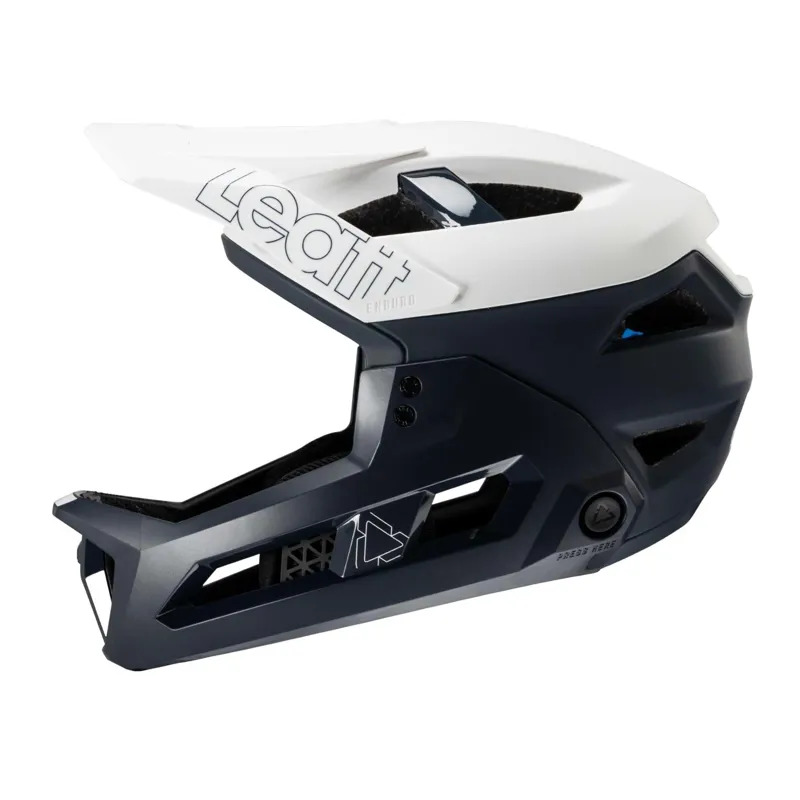 Leatt Helmet MTB Enduro 3.0 3in1 Full Face  - White/ Grey-1