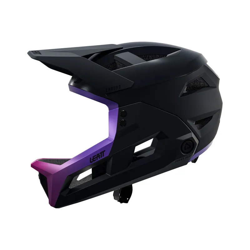 Leatt Helmet MTB Enduro 3.0 3in1 Full Face - Grey With Purple-1