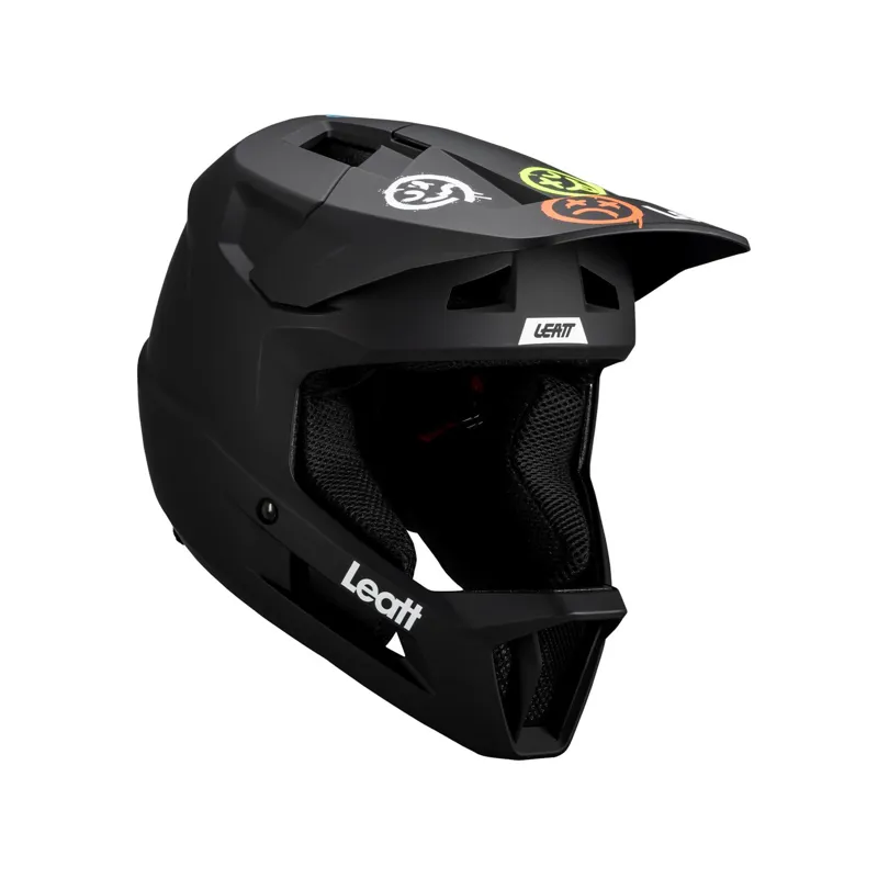Leatt MTB Gravity 1.0 Junior Full Face Helmet - Stealth Black-3