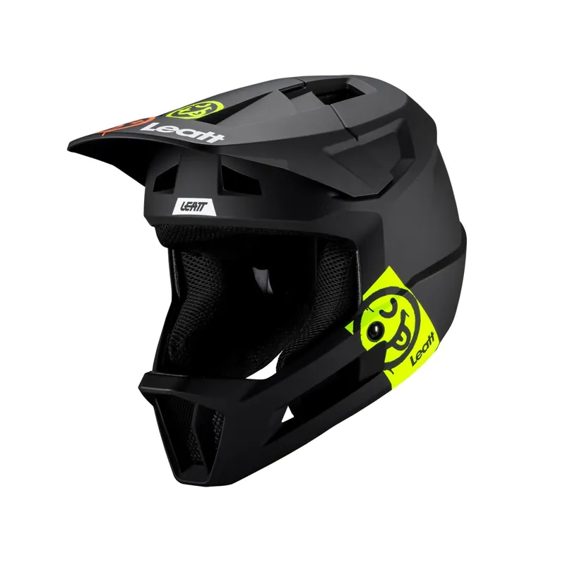 Leatt MTB Gravity 1.0 Junior Full Face Helmet - Stealth Black-1