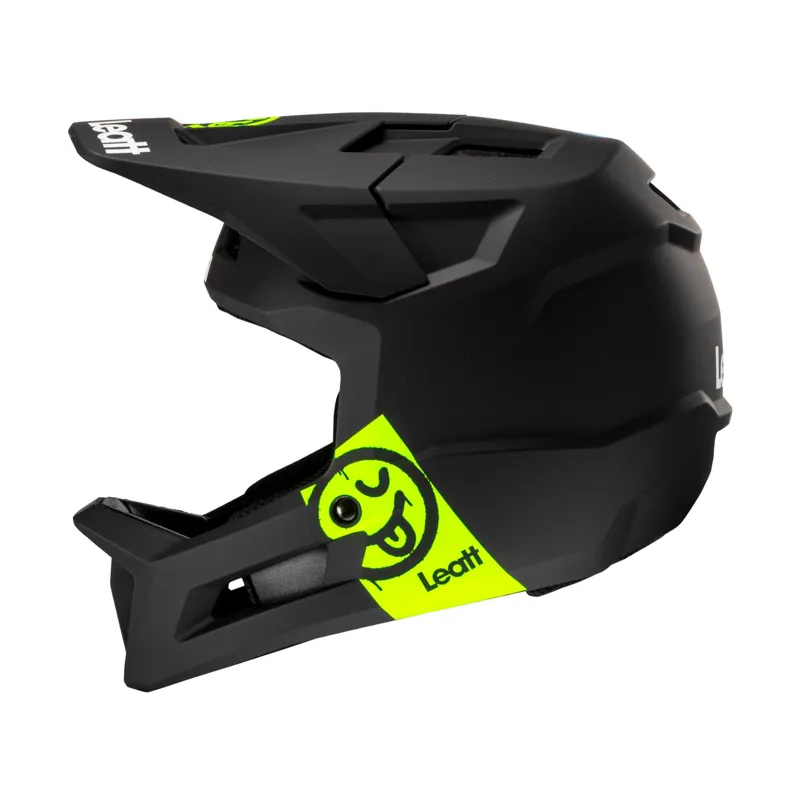 Leatt MTB Gravity 1.0 Junior Full Face Helmet - Stealth Black