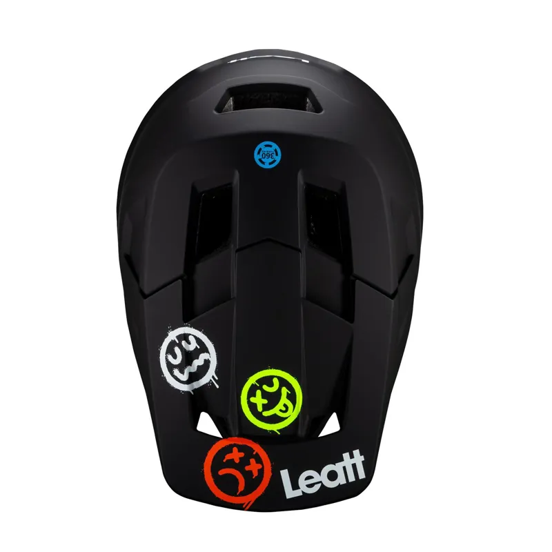 Leatt MTB Gravity 1.0 Junior Full Face Helmet - Stealth Black-5