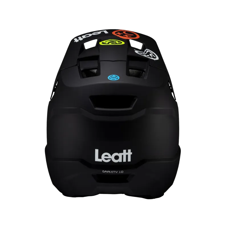 Leatt MTB Gravity 1.0 Junior Full Face Helmet - Stealth Black-6