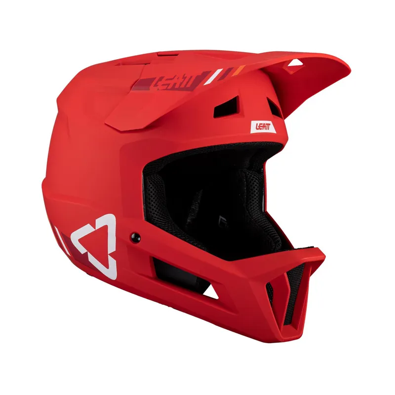 Leatt MTB Gravity 1.0 Junior Full Face Helmet - Fire Red-3