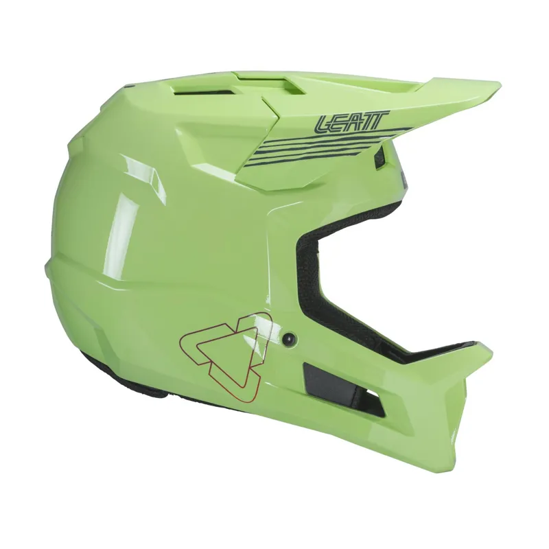 Leatt MTB Gravity 1.0 Junior Full Face Helmet - Mojito Green-4