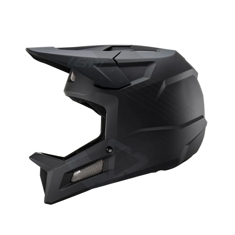 Leatt Helmet MTB Gravity 2.0 Full Face Helmet- Stealth Black/ Grey