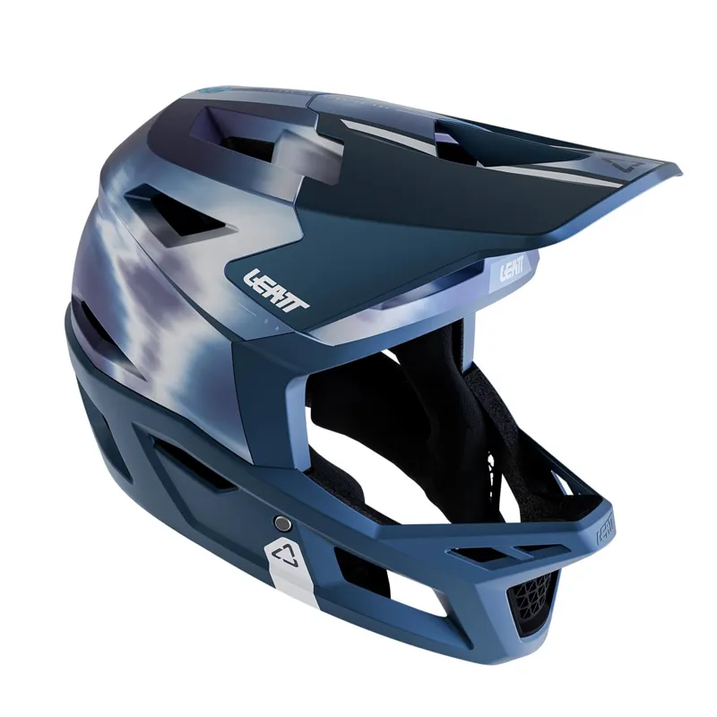 Leatt Helmet MTB Gravity 4.0 Full Face Helmet - Galaxy Blue-1
