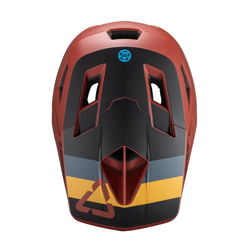 Leatt Helmet MTB Gravity 4.0 Full Face Helmet - Lava Red-6