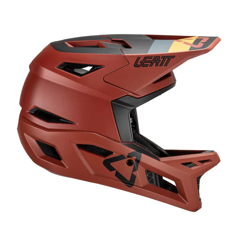 Leatt Helmet MTB Gravity 4.0 Full Face Helmet - Lava Red-4