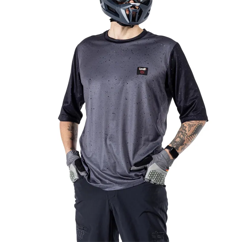 Leatt Jersey Enduro MTB 3.0 Short Sleeve Jersey - Graphite-6