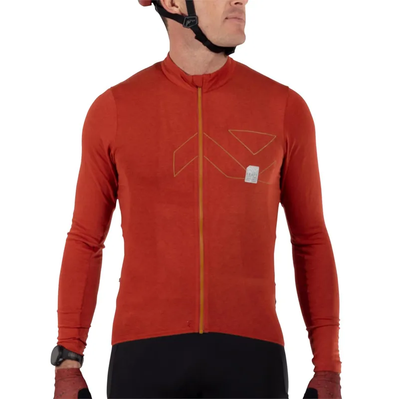 Leatt Jersey MTB Endurance 4.0 Long Sleeve Cycle Jersey - Lava Red-2