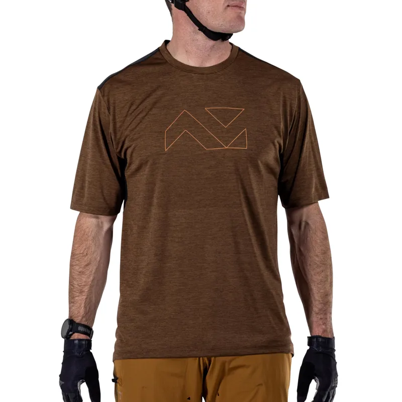 Leatt Trail 1.0 MTB Short Sleeve Jersey - Loam-5