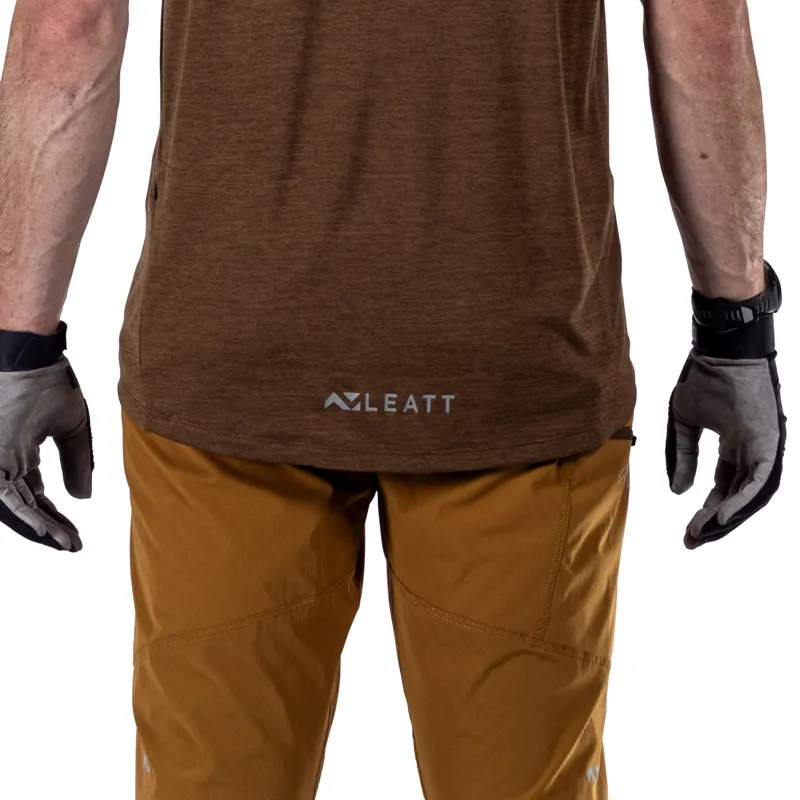 Leatt Trail 1.0 MTB Short Sleeve Jersey - Loam-2