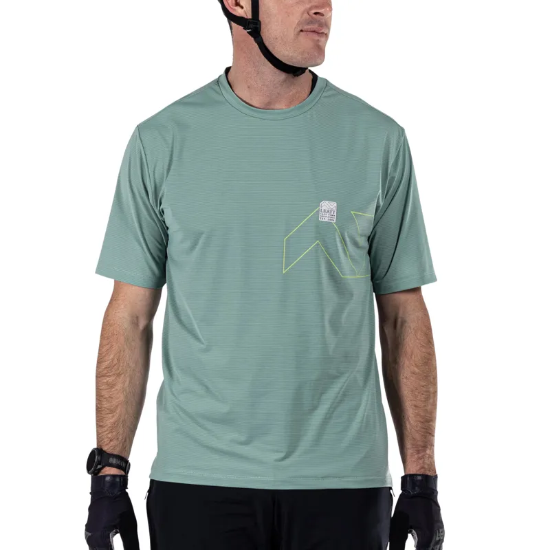 Leatt Jersey MTB Trail X-Flow 1.0 Short Sleeve Jersey - Pistachio-2
