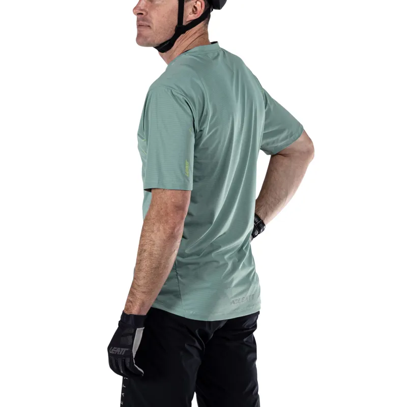 Leatt Jersey MTB Trail X-Flow 1.0 Short Sleeve Jersey - Pistachio-5