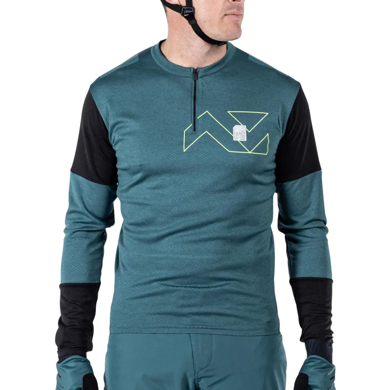 Leatt Jersey MTB Trail 4.0 Long Sleeve Jersey - Teal-2