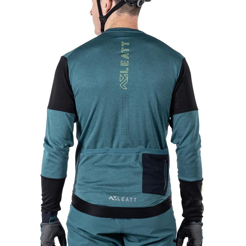 Leatt Jersey MTB Trail 4.0 Long Sleeve Jersey - Teal-3
