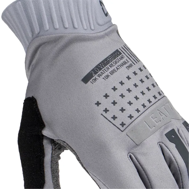 Leatt MTB Glove 2.0 Windblock Full Finger Gloves - Titanium Grey-2